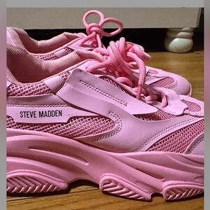 Steve Madden Women's Sneakers in Vibrant Pink